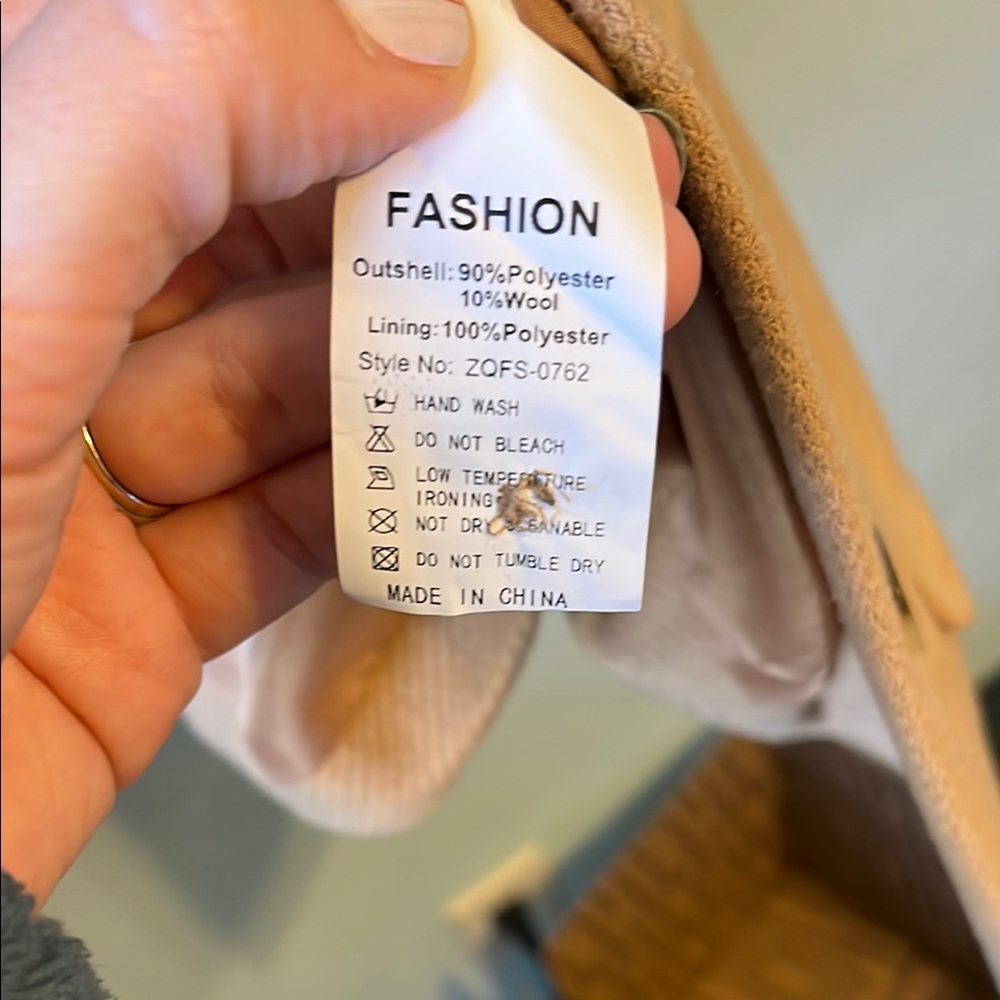 Tan Utility Jacket - Picture 4 of 4